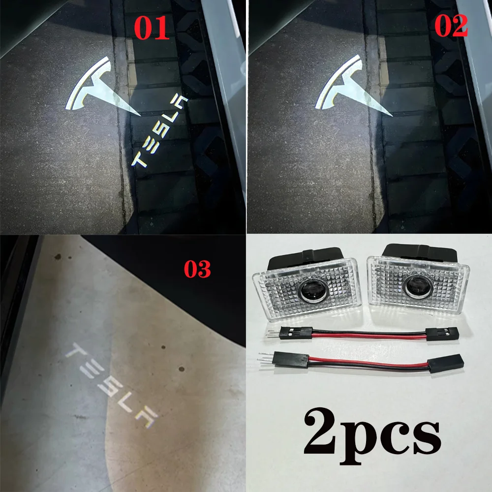 2 szt. Lampki powitalne do drzwi Tesla Model Y 2025 Juniper, projektor HD, lampki oświetlające przestrzeń pod… 2 szt. Lampki powitalne do drzwi Tesla Model Y 2025 Juniper, projektor HD, lampki oświetlające przestrzeń pod…