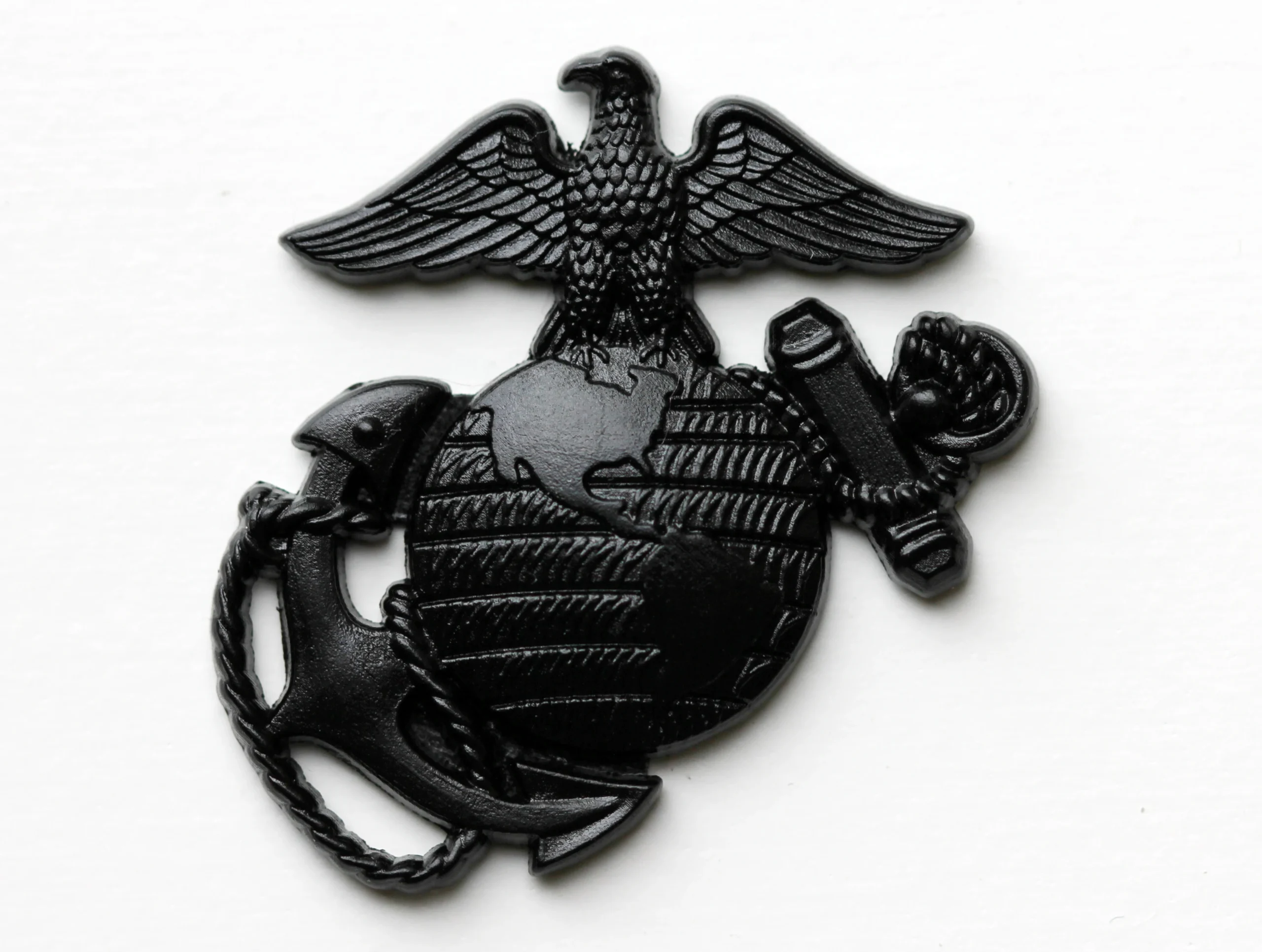 2 szt. Metalowa naklejka z emblematem USMC, naklejka metalowa, odznaki, godło korpusu piechoty morskiej Stanów…