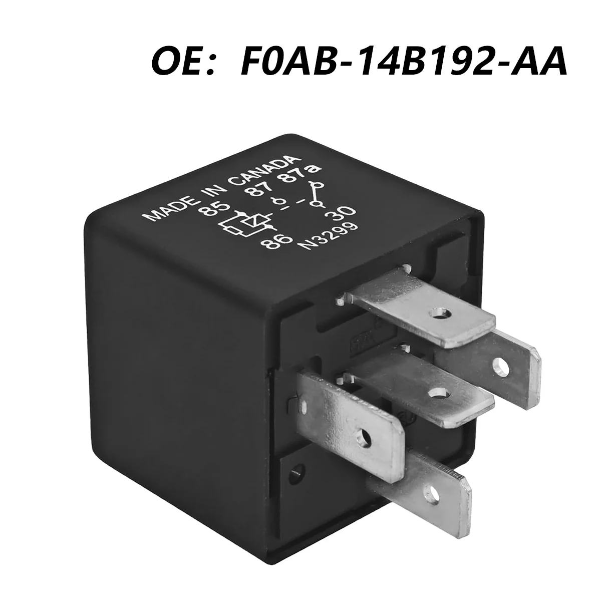 2 szt. P6SDT FOAB-14B192-AA Przekaźnik samochodowy – 5-pinowy 40A 12VDC, zamiennik F0AB-14B192-AA Przekaźnik… 2 szt. P6SDT FOAB-14B192-AA Przekaźnik samochodowy – 5-pinowy 40A 12VDC, zamiennik F0AB-14B192-AA Przekaźnik…