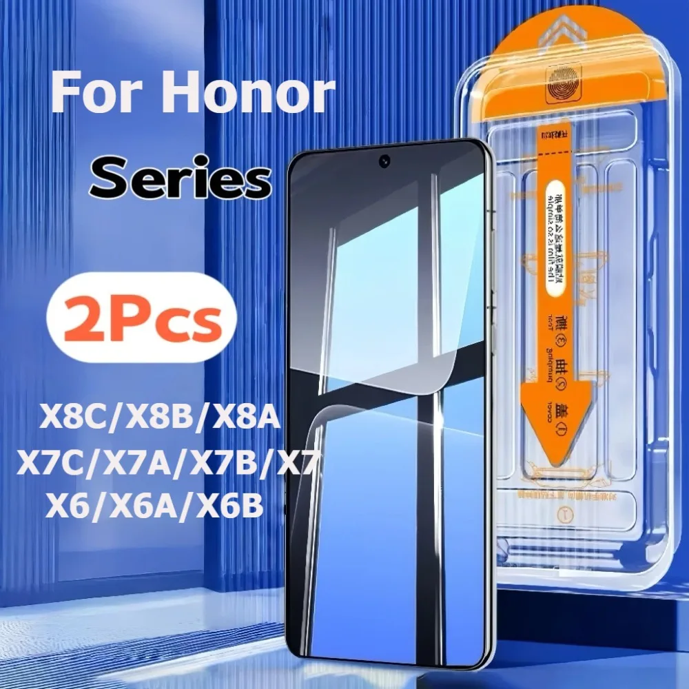 2 szt. Szkła Hartowanego na Ekran Honor X8B X8C X7C X8A X7B X7 X7A X6 X6a X6, Darmowy Zestaw Montażowy…