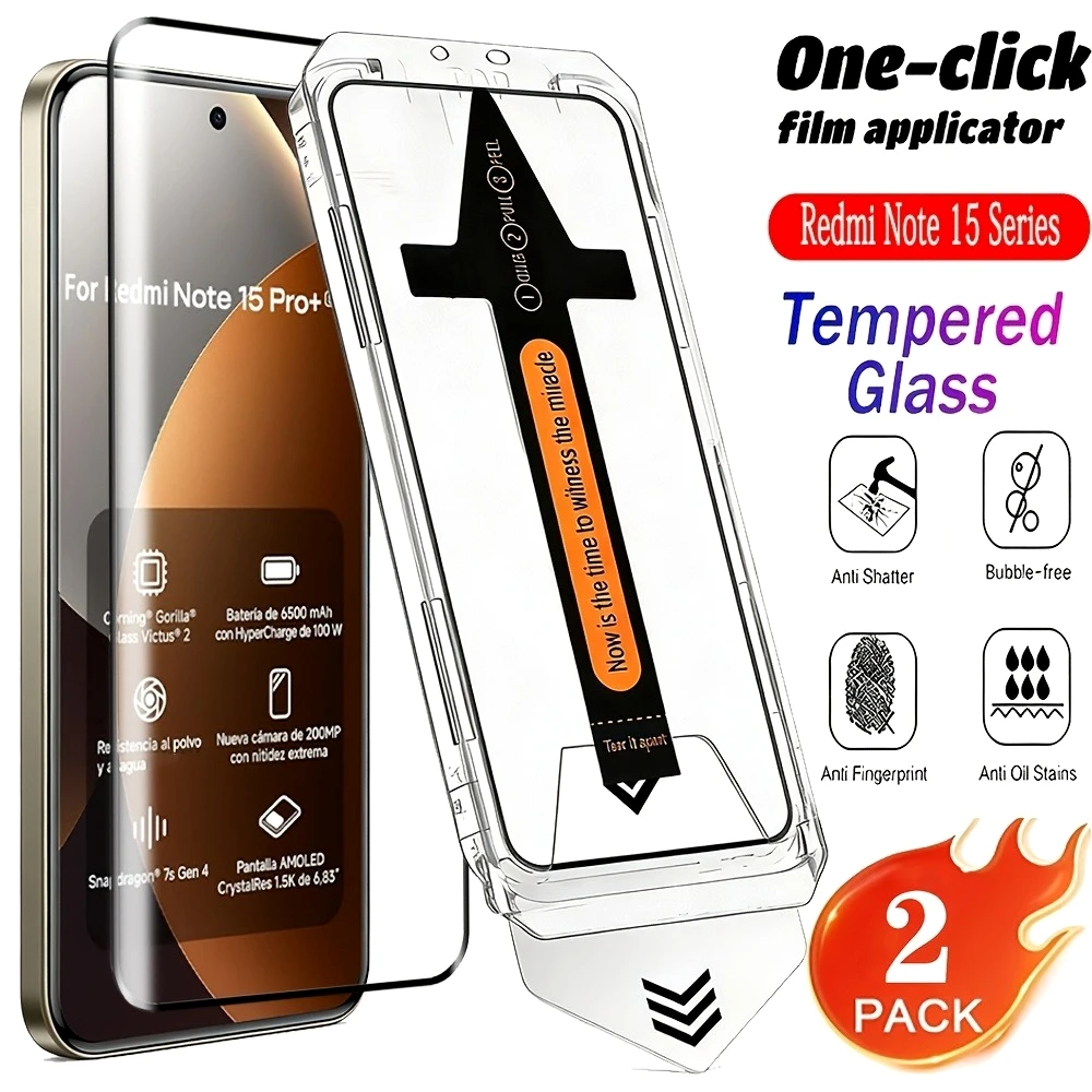 2 szt. Szkła Hartowanego z Pełnym Pokryciem Ekranu do Redmi Note 15 14 13 Pro Plus 14S 12S 13 14 15 Pro…