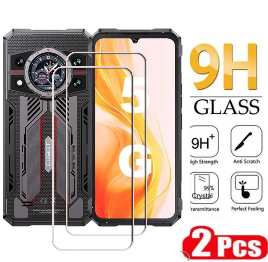 2 SZT. Szkło Hartowane 9H HD Do Cubot KingKong 11 6.72″ CubotKingKong11 KingKong11 Folia Ochronna Na Ekran