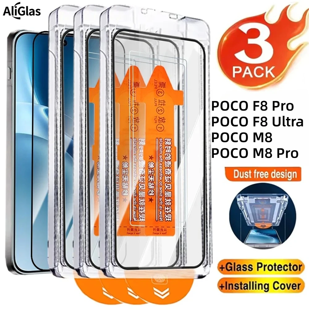 2 szt. Szkło Hartowane Łatwe w Montażu do Xiaomi POCO F8 Pro Ultra, Folia Ochronna na Ekran, Odporna na… 2 szt. Szkło Hartowane Łatwe w Montażu do Xiaomi POCO F8 Pro Ultra, Folia Ochronna na Ekran, Odporna na…