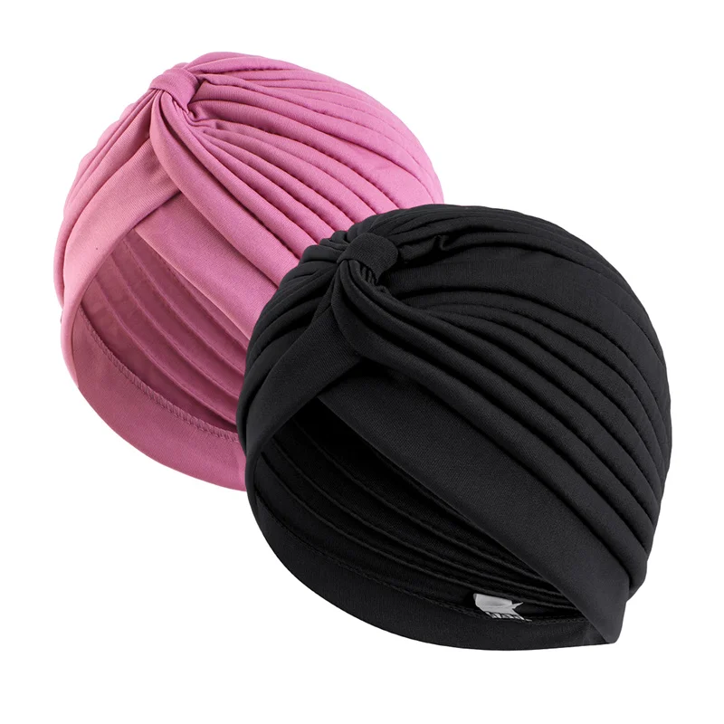 2 sztuk/partia rozciągliwe turbany czapka na głowę pokrywa skręcone plisowane Headwrap różne kolory osłona na… 2 sztuk/partia rozciągliwe turbany czapka na głowę pokrywa skręcone plisowane Headwrap różne kolory osłona na…