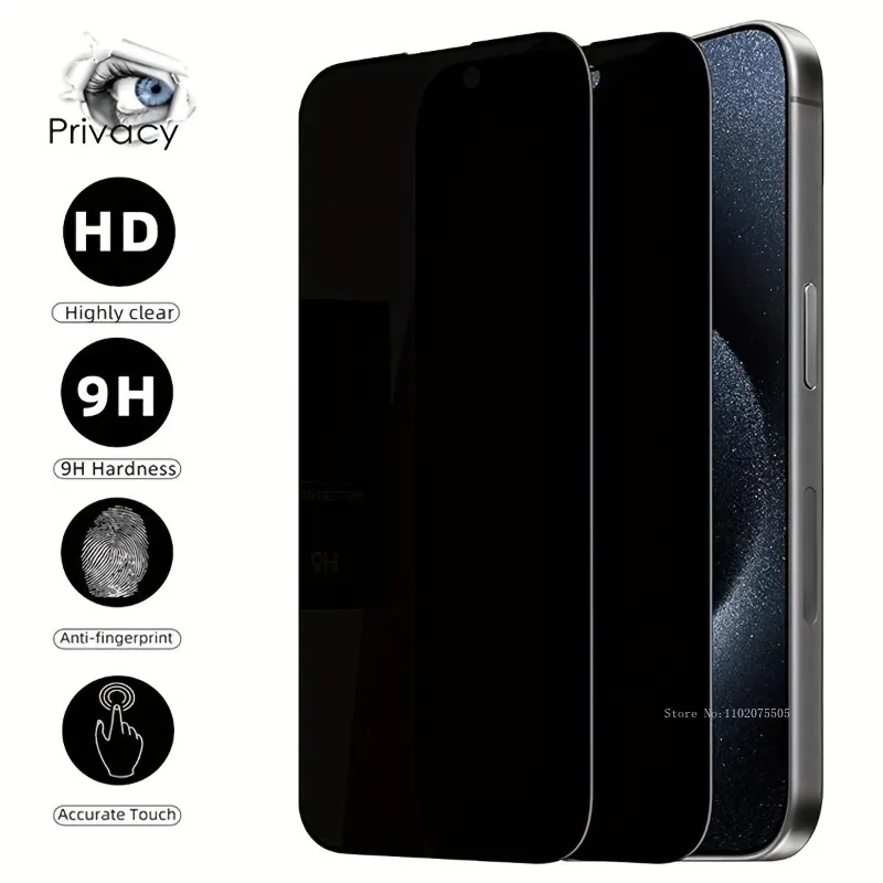 2 sztuki ochraniacza ekranu do iPhone’a 11 12 13 16 Pro 14 15 Pro Max Plus Szkło hartowane do iPhone’a 7 8Plus…