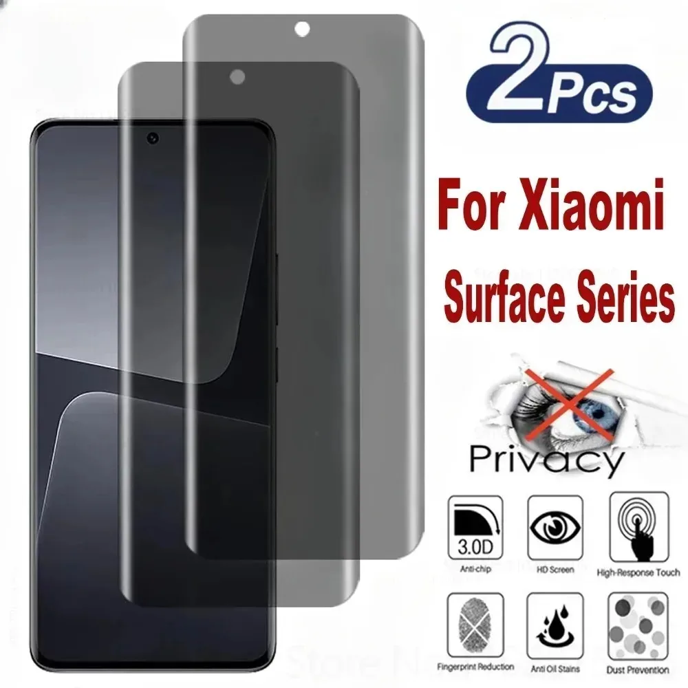2 sztuki ochraniacza ekranu do Xiaomi Mi 14 13 12 12 Pro Ultra 13 Lite Anti Spy Folia ze szkła hartowanego do…