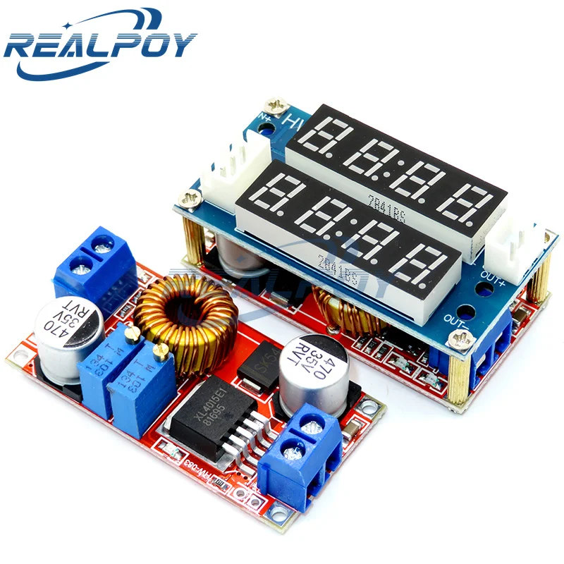 2 w 1 XL4015 5A Regulowana moc CC/CV Moduł ładowania obniżającego napięcie Sterownik LED Woltomierz… 2 w 1 XL4015 5A Regulowana moc CC/CV Moduł ładowania obniżającego napięcie Sterownik LED Woltomierz…