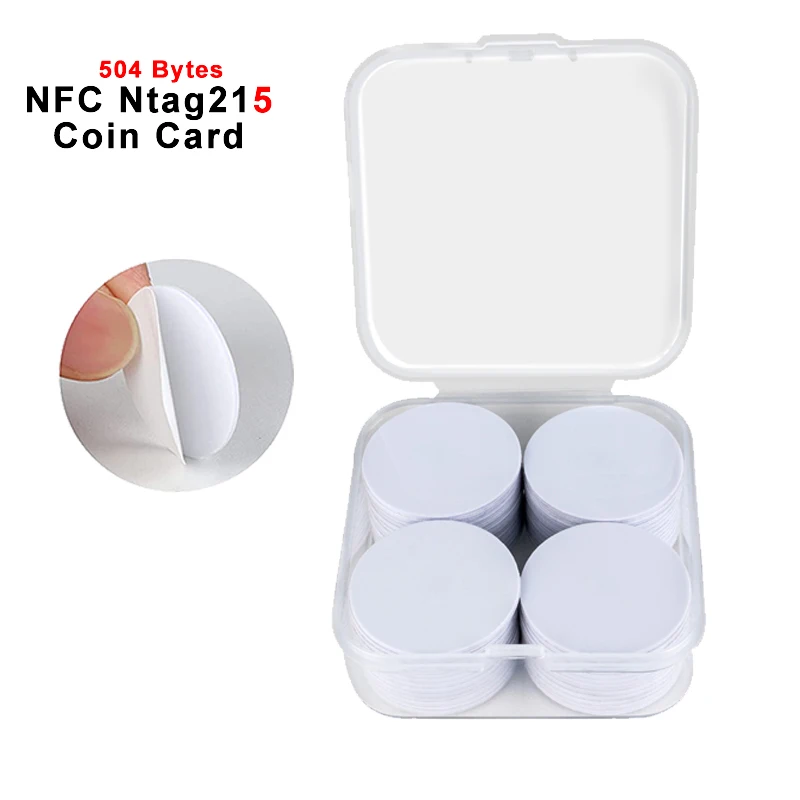 20 szt. 50 szt. 13.56MHz Ntag215 NFC karty samoprzylepne z podkładem 504 bajty ISO/14443 25mm wodoodporną… 20 szt. 50 szt. 13.56MHz Ntag215 NFC karty samoprzylepne z podkładem 504 bajty ISO/14443 25mm wodoodporną…