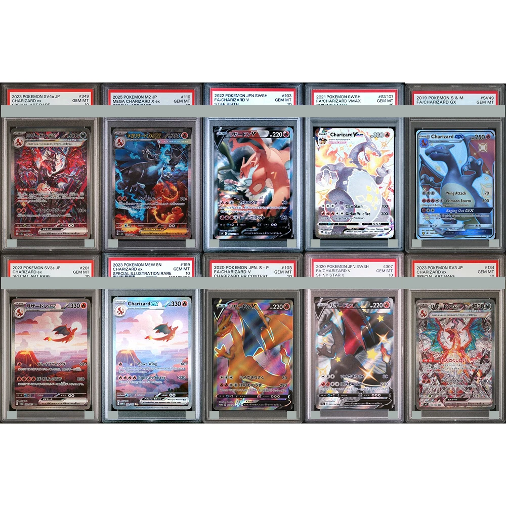 2023 Ptcg Charizard Ex Diy Proxy Graded Collection Card Sv4A Jp Special Art Rare # 349 Gem Mt 10 Holograficzna… 2023 Ptcg Charizard Ex Diy Proxy Graded Collection Card Sv4A Jp Special Art Rare # 349 Gem Mt 10 Holograficzna…