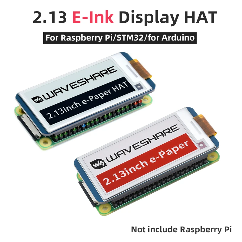 2,13-calowy wyświetlacz E-Ink HAT 250×122 E-Paper SPI InterfaceScreen dla Raspberry Pi 4B 3B+ 3B Zero STM32…