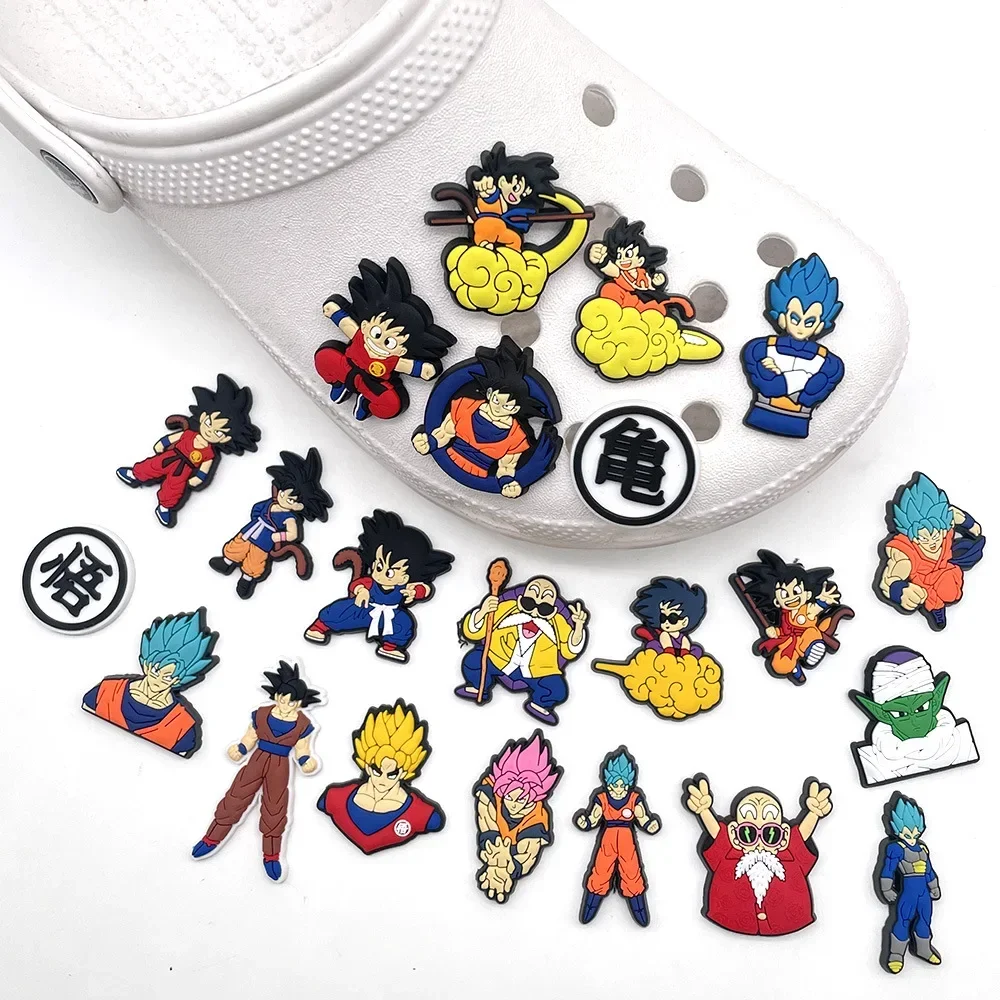 22 szt. Ozdób do butów z serii Dragon Ball do samodzielnego ozdabiania obuwia, akcesoria do butów, dekoracje…