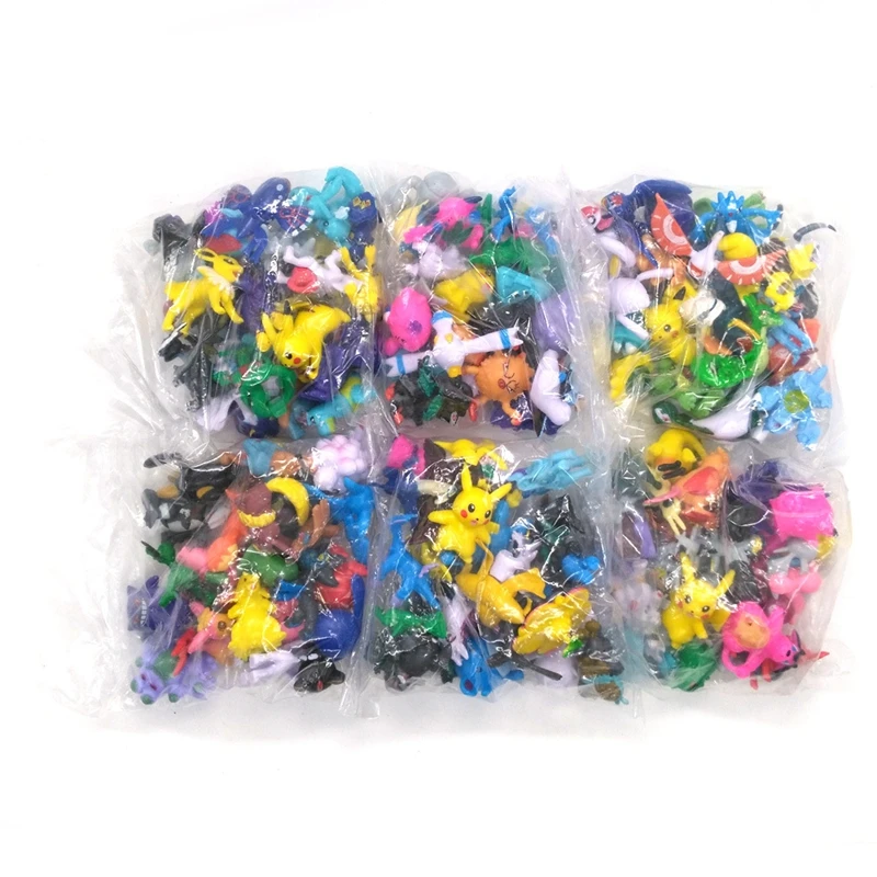 24PC Pokemon Pikachu Mini figurki Charizard Charmander Squirtle Venusaur PVC kolekcja figurka dzieci Juguetes…