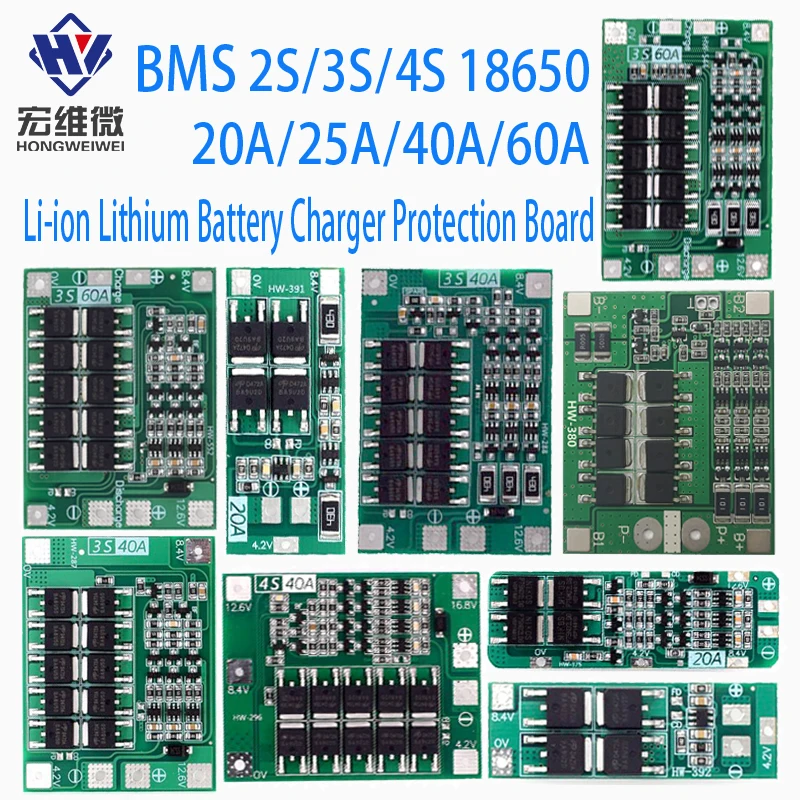 2S 3S 4S Akumulator litowo-jonowy 18650 Ładowarka Płytka zabezpieczająca BMS 20A 25A 40A 60A Zwiększ równowagę… 2S 3S 4S Akumulator litowo-jonowy 18650 Ładowarka Płytka zabezpieczająca BMS 20A 25A 40A 60A Zwiększ równowagę…