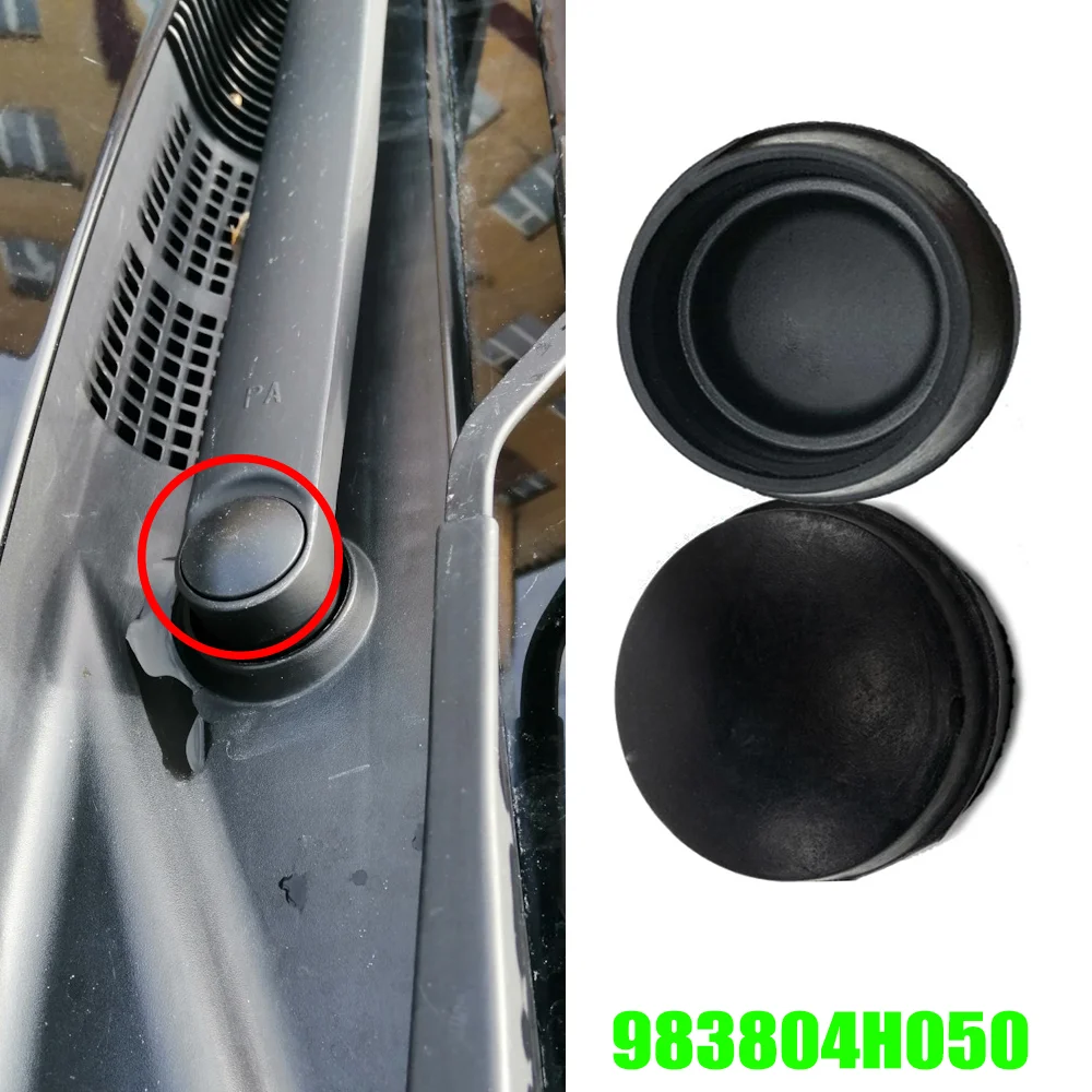 2x Nakładka na nakrętkę przedniego ramienia wycieraczki do Hyundai Genesis Grand Starex Grandeur TG H100 Santa…