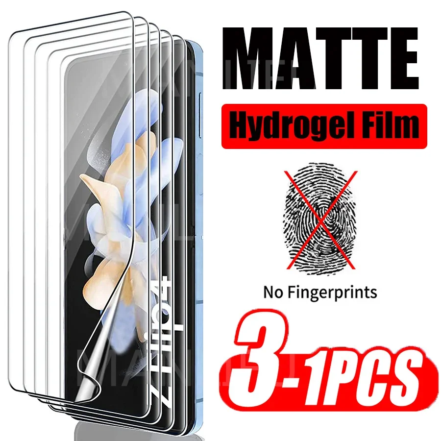 3-1 SZTUK Matowa folia hydrożelowa do Samsung Galaxy Z Flip6 Flip 5 4 Ochrona ekranu na zewnątrz Folia…