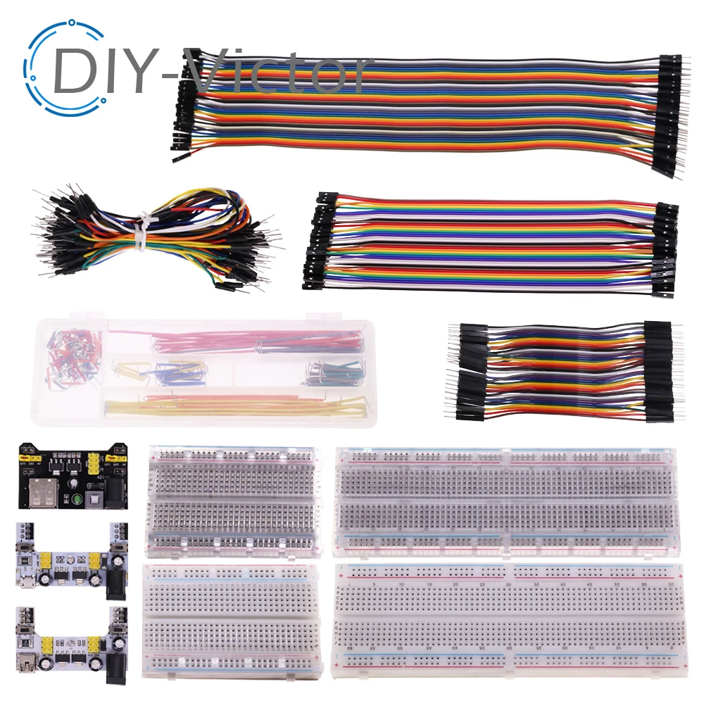 3.3V/5V MB102 moduł zasilania płytki prototypowej + MB-102 830 punktów prototypowa płytka chlebowa do zestawu… 3.3V/5V MB102 moduł zasilania płytki prototypowej + MB-102 830 punktów prototypowa płytka chlebowa do zestawu…
