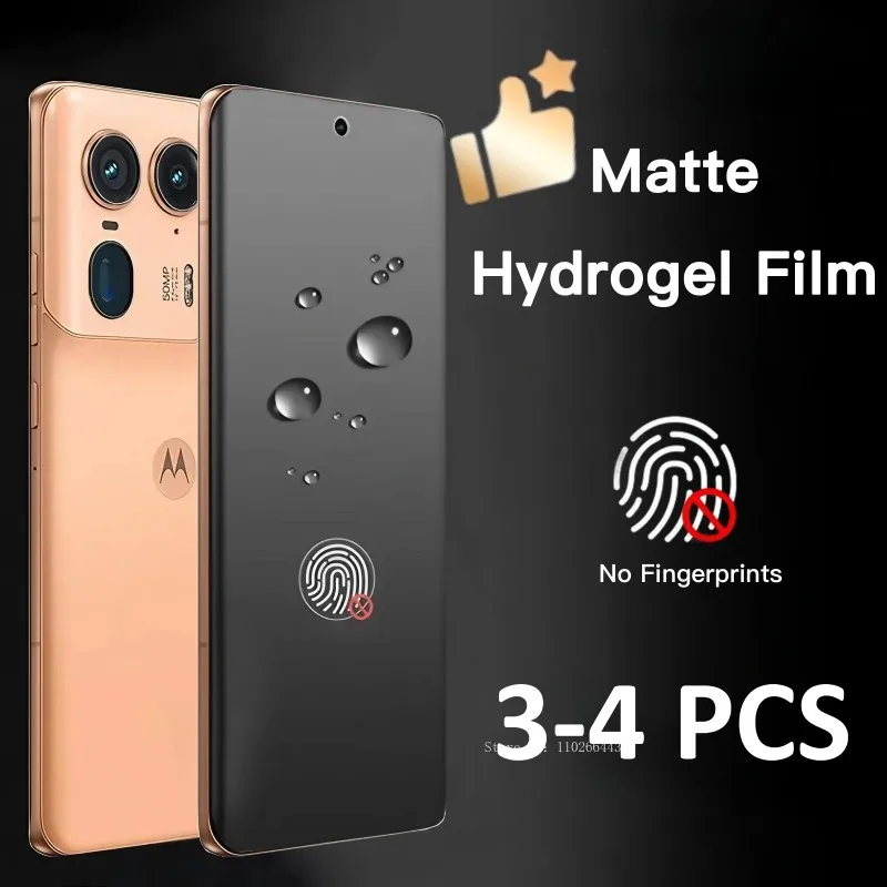 3-4 szt. Matowa folia hydrożelowa do Motorola Edge 60 50 40 20 Fusion Ultra Pro Neo Osłona ekranu do MOTO Edge…