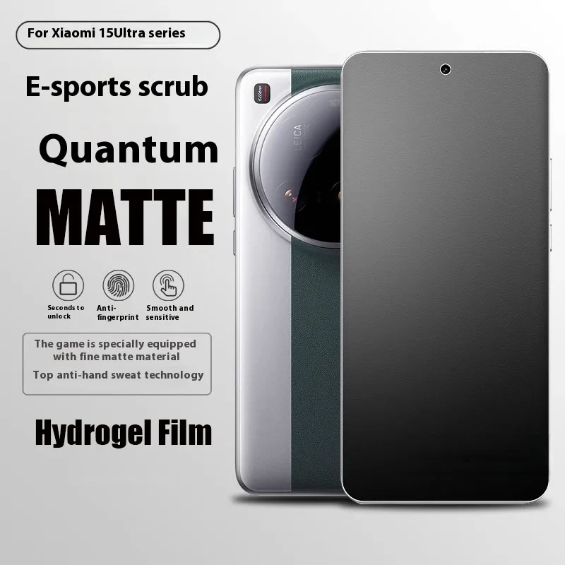 3-częściowa matowa folia hydrożelowa do Xiaomi 15 Ultra 5G Pełna osłona TPU Przezroczysta osłona ekranu do…