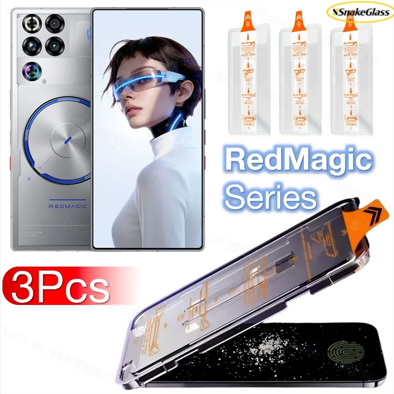 3 szt. Szkło Hartowane Ochronne na Ekran do ZTE Nubia RedMagic Red Magic 11S 11 10S 10 9S 9 8 8S Pro Plus +…