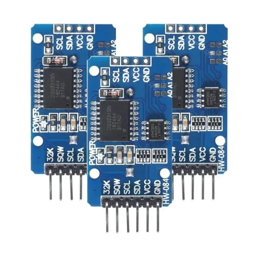 3 sztuk DS3231 AT24C32 IIC RTC moduł zegar moduł pamięci Beats wymień DS1307 I2C RTC płyta dla Arduino…
