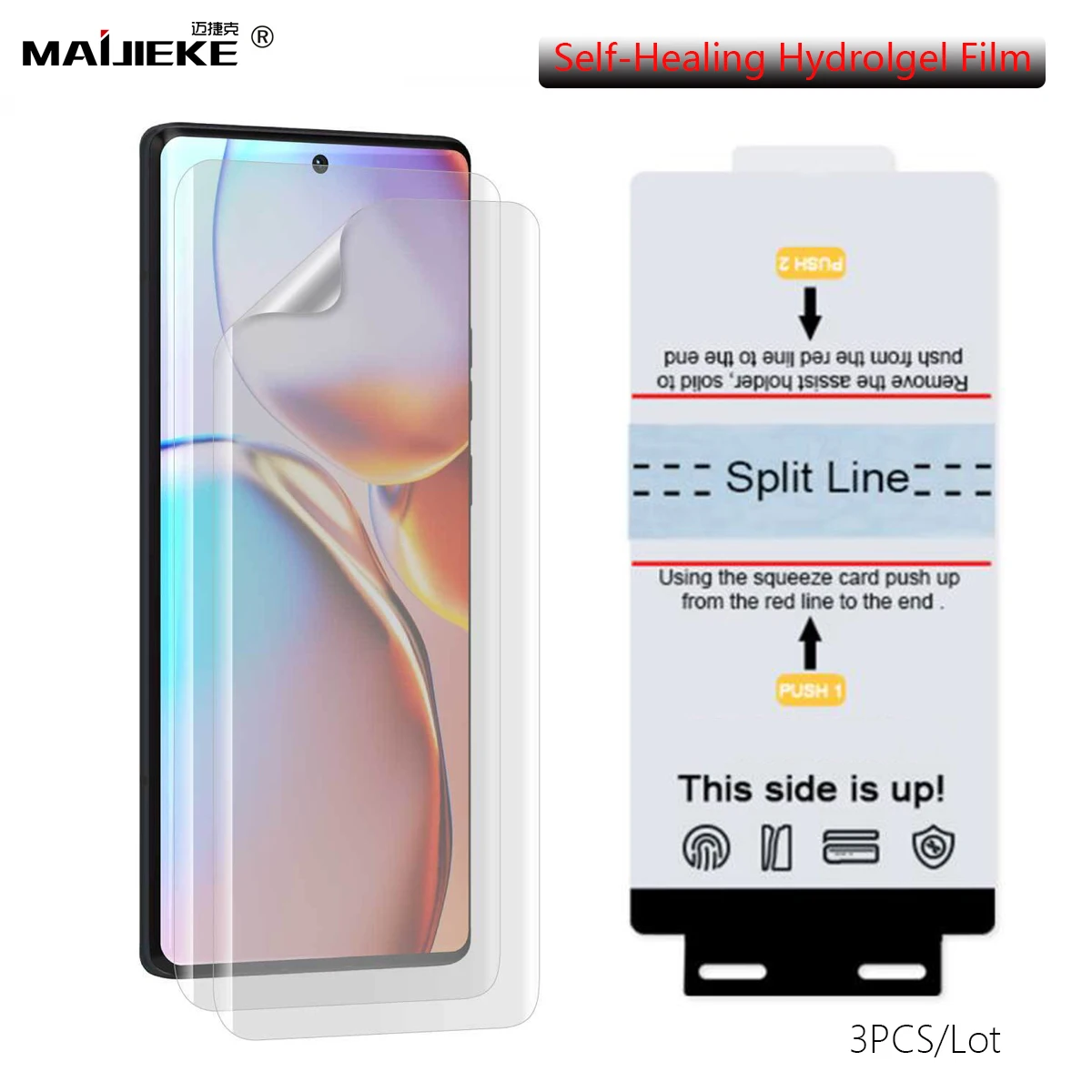 3 sztuki samoregenerujących się folii ochronnych TPU na ekran do Motorola Edge 60 Pro Moto Edge 50 Neo Fusion…