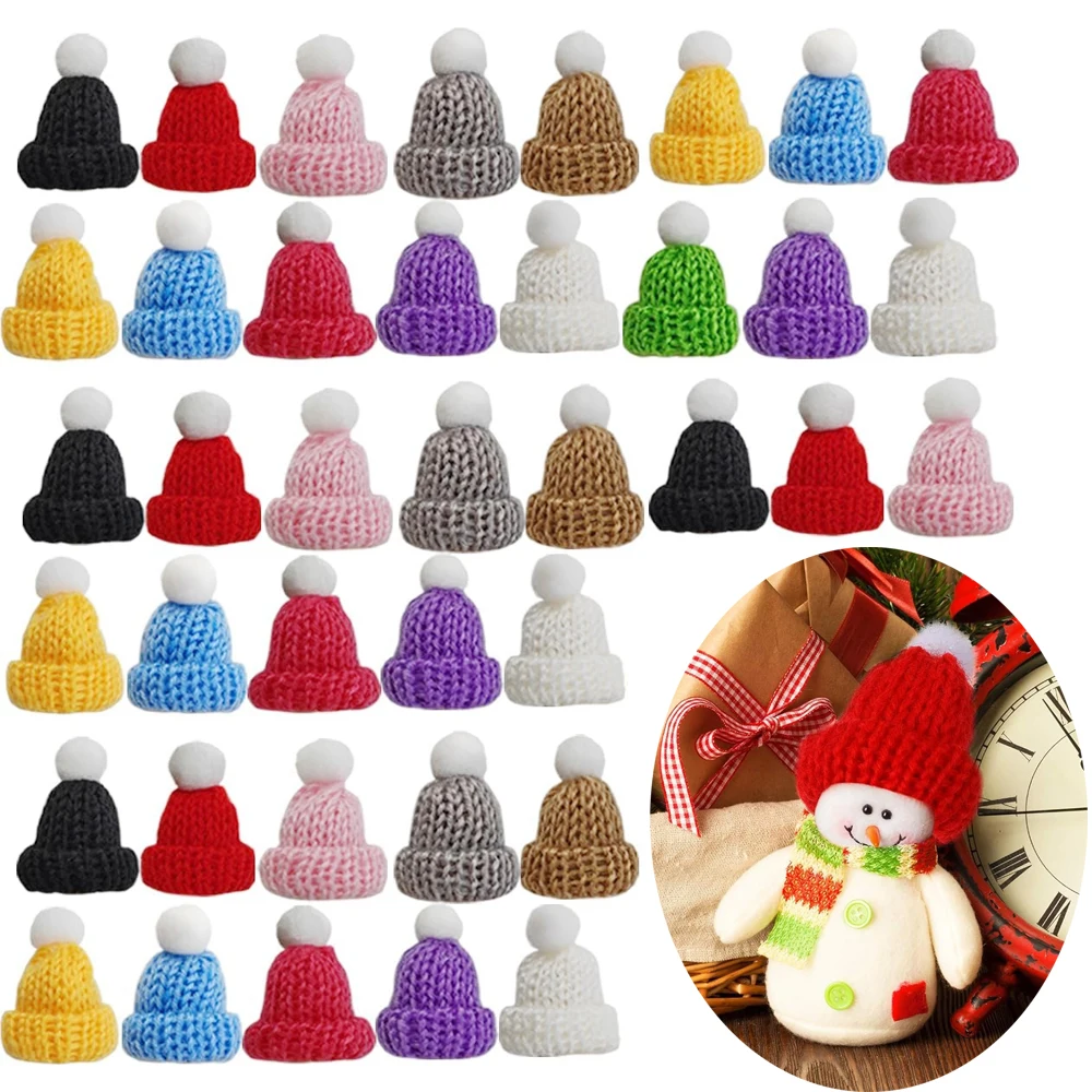 30 SZTUK Mini czapki dziewiarskie Świąteczne czapki dla lalek Różne kolory Mini wełniana czapka na ozdoby… 30 SZTUK Mini czapki dziewiarskie Świąteczne czapki dla lalek Różne kolory Mini wełniana czapka na ozdoby…