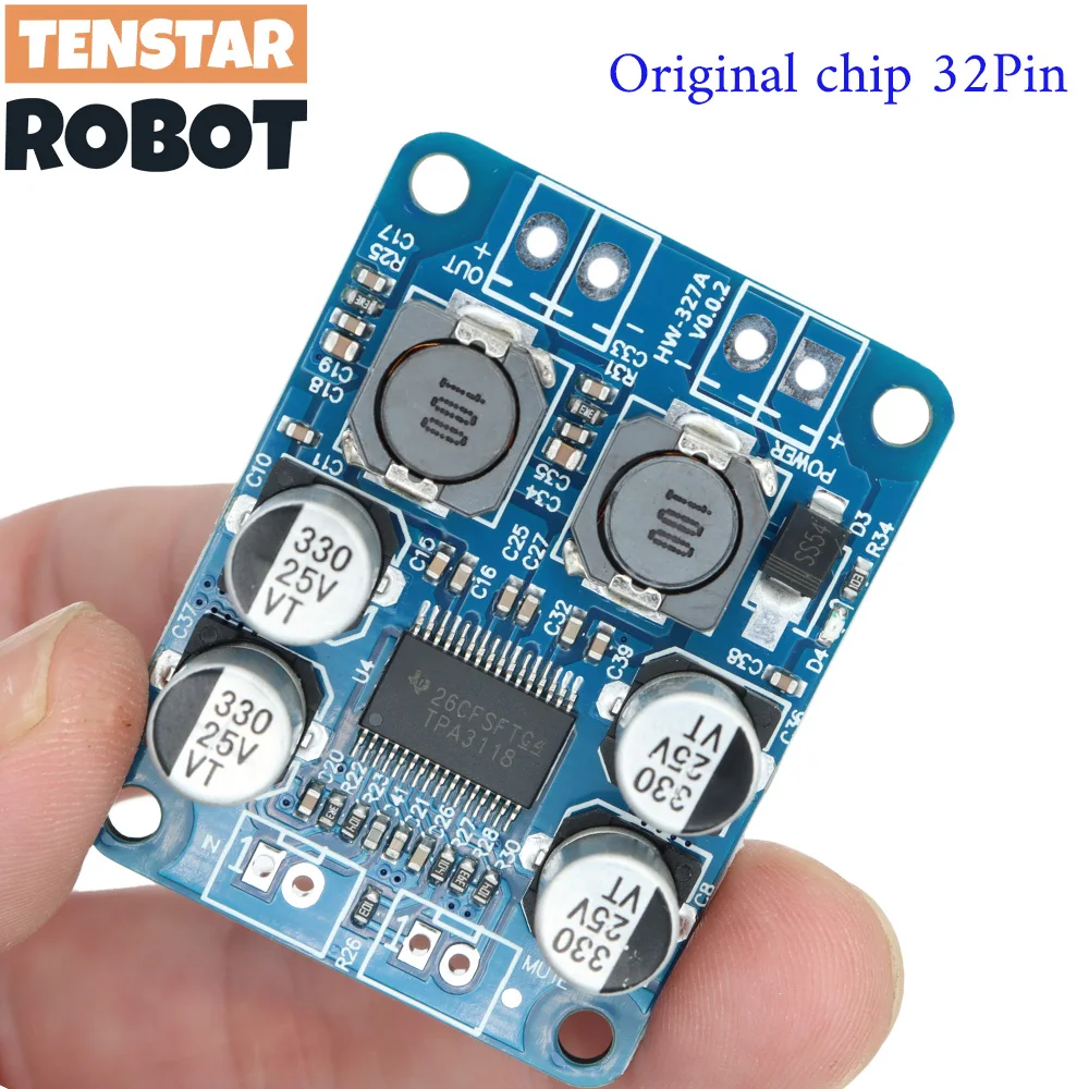 32Pin Chip Oryginalny TPA3118 60W DC 12V-24V Mono Cyfrowy wzmacniacz mocy audio Moduł wzmacniacza