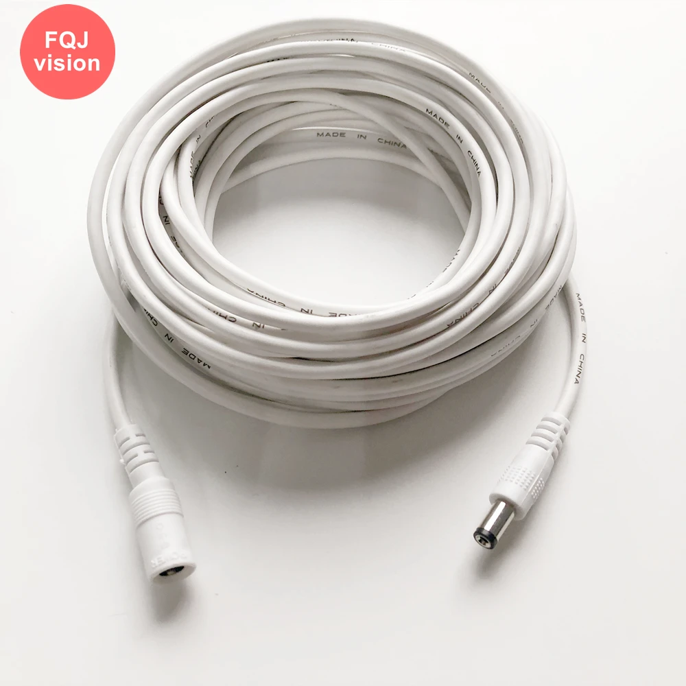 3M/5M/10M/15M/20M/30M/50M DC 12V kabel zasilający do kamery CCTV 5.5mm x 2.1mm męski żeński biały przedłużacz… 3M/5M/10M/15M/20M/30M/50M DC 12V kabel zasilający do kamery CCTV 5.5mm x 2.1mm męski żeński biały przedłużacz…