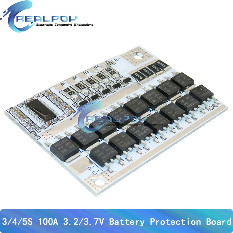 3S 4S 5S 3.2V 3.7V BMS 12V 16.8 21V 100A Li-ion LMO Trójskładnikowa płytka zabezpieczająca akumulator… 3S 4S 5S 3.2V 3.7V BMS 12V 16.8 21V 100A Li-ion LMO Trójskładnikowa płytka zabezpieczająca akumulator…
