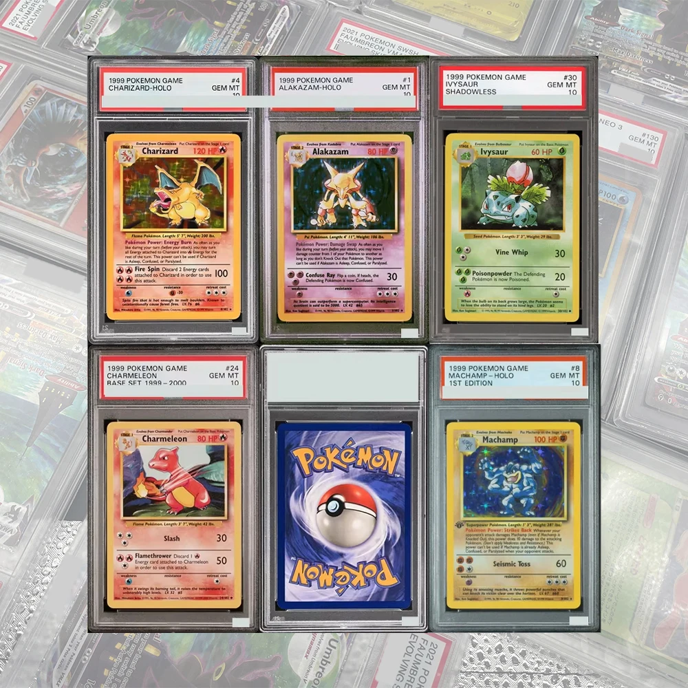 # 4 1999 Gra Charizard-Holo ALAKAZAM DIY Proxy PTCG Karta Kolekcjonerska z Oceną Angielska GEM MT 10 Kart… # 4 1999 Gra Charizard-Holo ALAKAZAM DIY Proxy PTCG Karta Kolekcjonerska z Oceną Angielska GEM MT 10 Kart…