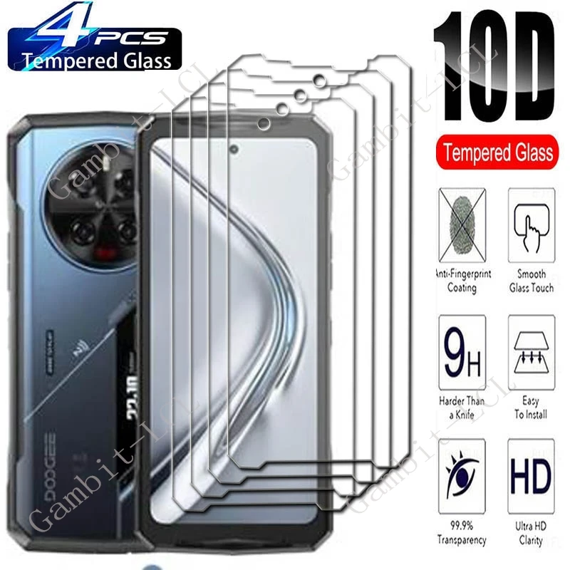 4 szt. Dla Doogee V40 Pro ekran ochronny ze szkła hartowanego na DoogeeV40Pro DoogeeV40 V40Pro DK10 6.78…