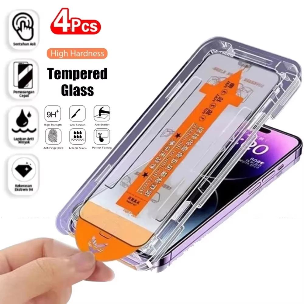 4 szt. folii ochronnych na ekran iPhone 17 Pro Max, iPhone 17 Pro Air 17 HD, szkło hartowane, odporne na… 4 szt. folii ochronnych na ekran iPhone 17 Pro Max, iPhone 17 Pro Air 17 HD, szkło hartowane, odporne na…
