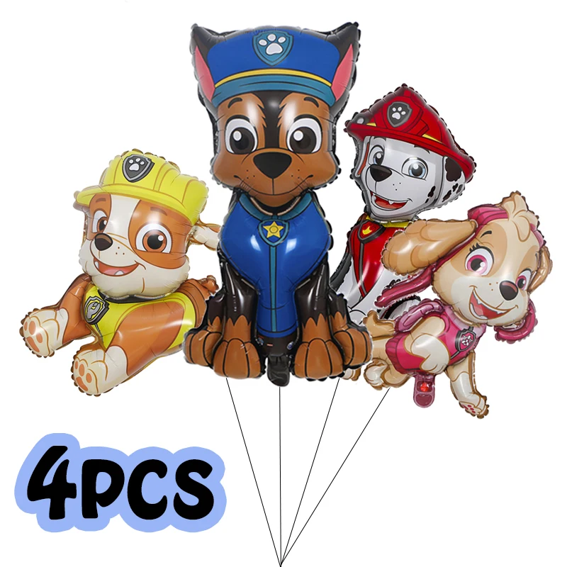 4 szt. Paw Patrol tematyczne balony dekoracje świąteczne dostarcza Rescue Dog Chase gruz balon z folii… 4 szt. Paw Patrol tematyczne balony dekoracje świąteczne dostarcza Rescue Dog Chase gruz balon z folii…