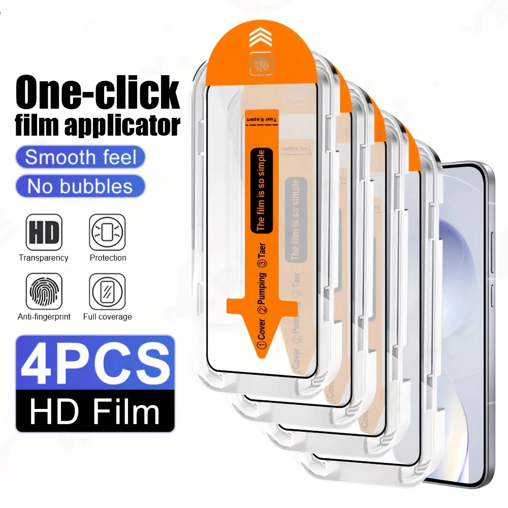 4 szt. Szkła 8K HD z pudełkiem do montażu, ochraniacze ekranu do Xiaomi 15T 14T 13T Pro 14 13 12 11 Lite Mi…
