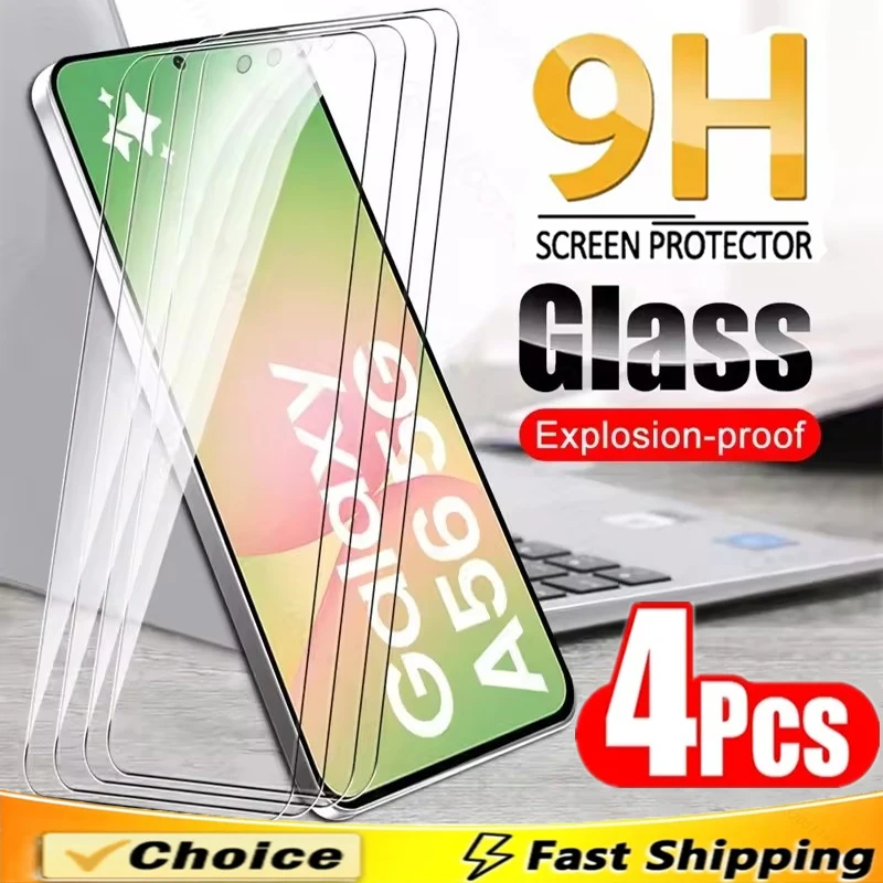 4 szt. Szkła Hartowanego na Ekran do Samsung A56 A55 A36 A35 A54 A53 A52 A34 A33 A16 A13 A14 A15 A52S A32 A26…