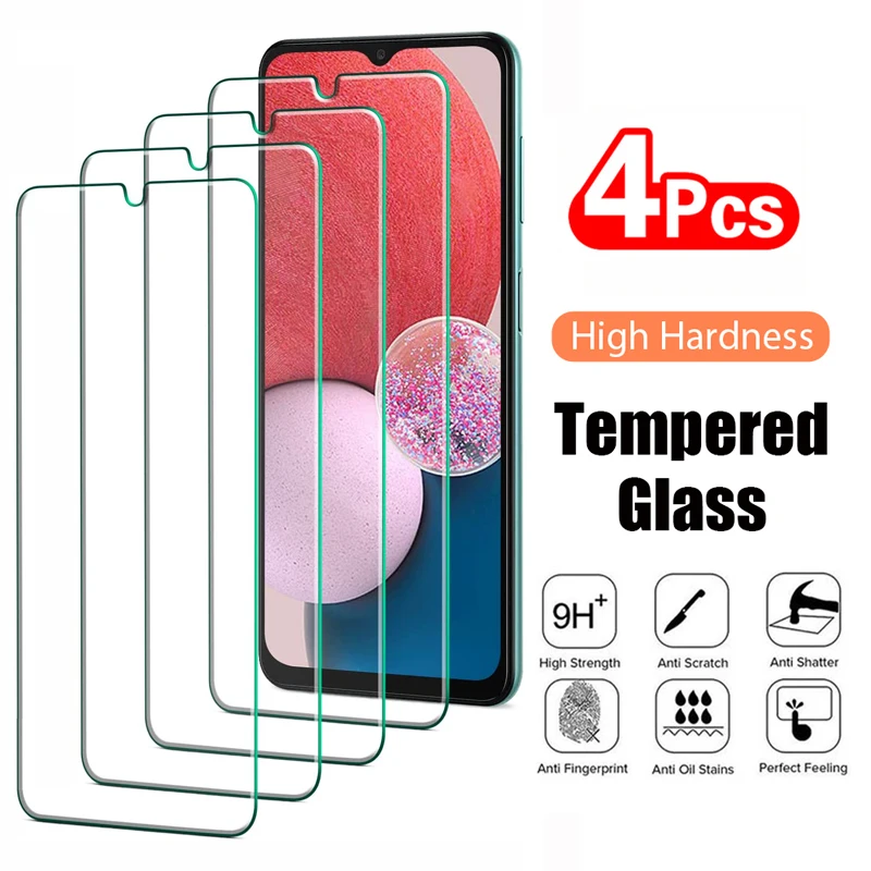 4 SZTUK Szkło hartowane do Samsung Galaxy A12 A22 A32 A42 A52 A52S A72 A51 A71 A13 A23 A33 A53 A73 5G Folia…