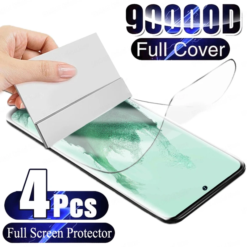 4 sztuki folii hydrożelowej chroniącej ekran do Samsung Galaxy S25 S24 S21 S22 S23 Ultra Plus do Samsung…