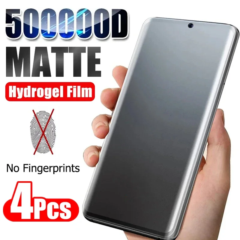 4 sztuki matowej folii hydrożelowej do Samsung S24 S21 S22 S23 Ultra S20 FE Screen Protector do Galaxy Note 20…