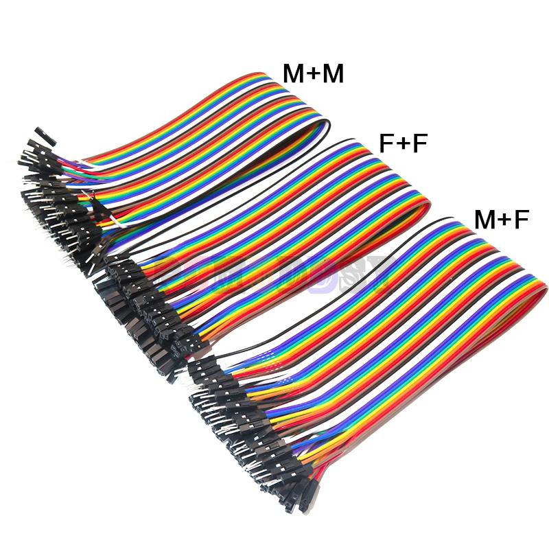 40/120szt 40PIN 20CM Dupont Line Male to Male + Female to Female Jumper Dupont Wire Cable For Arduino DIY KIT…