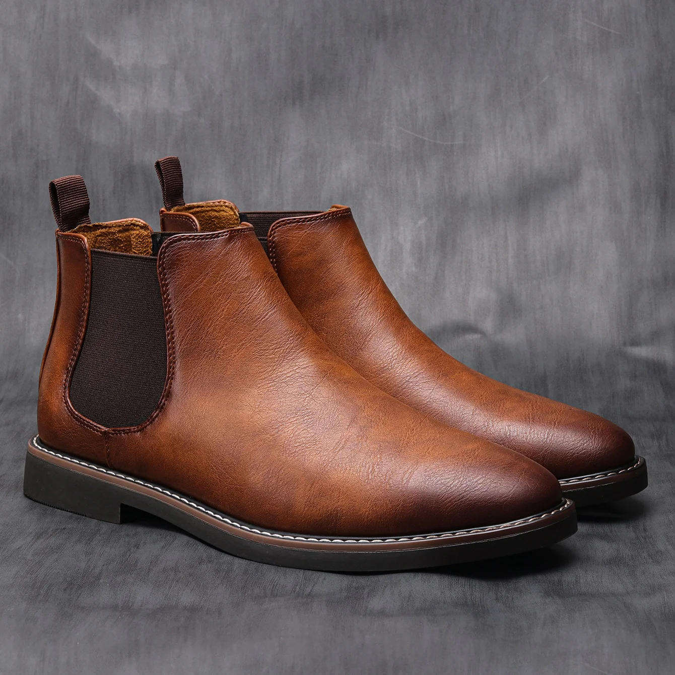 40 ~ 46 Męskie buty Chelsea Marka Retro Wygodne modne męskie buty