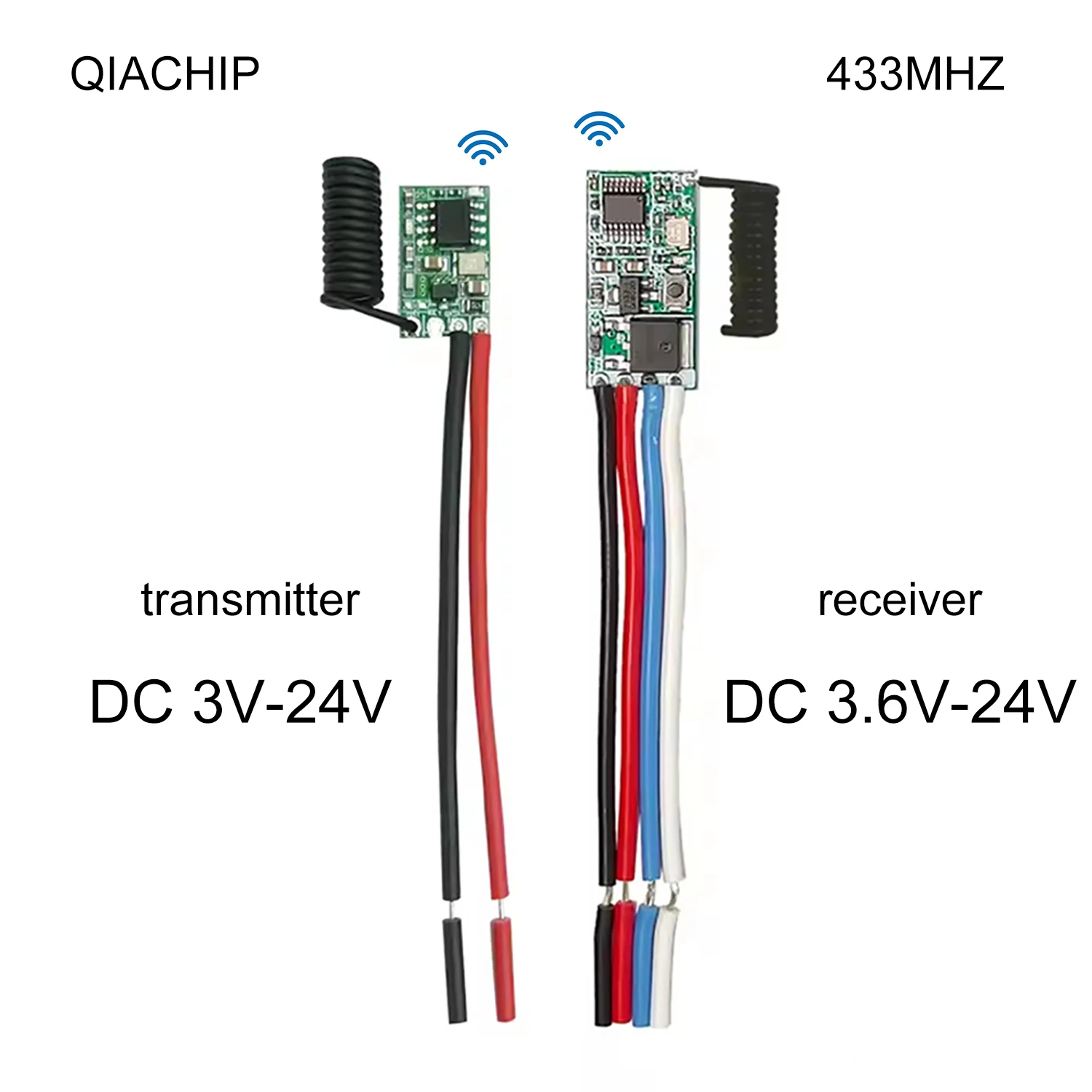 433Mhz Bezprzewodowy przełącznik zdalnego sterowania DC 3.6V-24V 1 CH RF Transmitter Modul 433.92 MHZ… 433Mhz Bezprzewodowy przełącznik zdalnego sterowania DC 3.6V-24V 1 CH RF Transmitter Modul 433.92 MHZ…