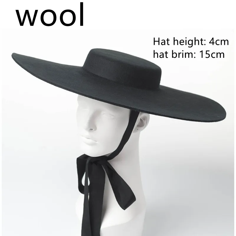 4cm kapelusz wysoki wełniany kapelusz oversize 15cm duże rondo płytki top płytki top fedora kapelusz mężczyźni… 4cm kapelusz wysoki wełniany kapelusz oversize 15cm duże rondo płytki top płytki top fedora kapelusz mężczyźni…