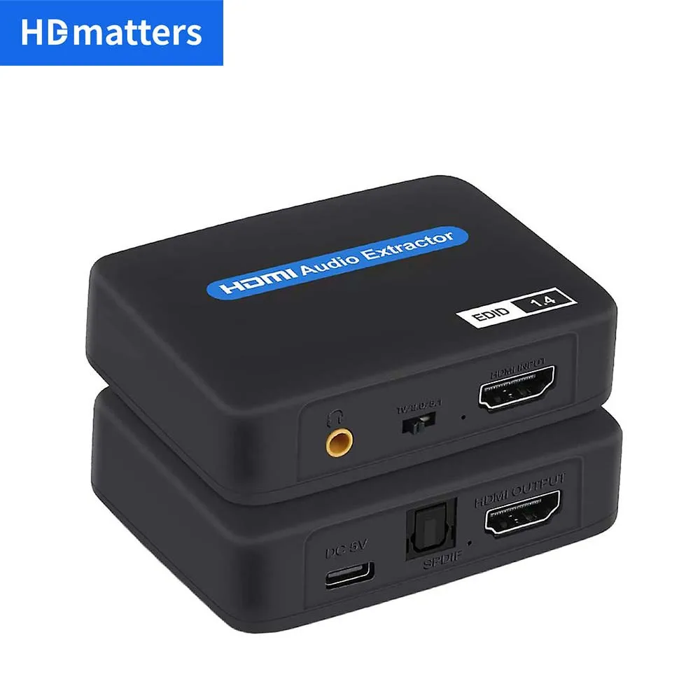 4K HDMI Audio Extractor HDMI Audio Splitter HDMI to toslink+Aux Audio+HDMI Video converter splitter dla PS4… 4K HDMI Audio Extractor HDMI Audio Splitter HDMI to toslink+Aux Audio+HDMI Video converter splitter dla PS4…