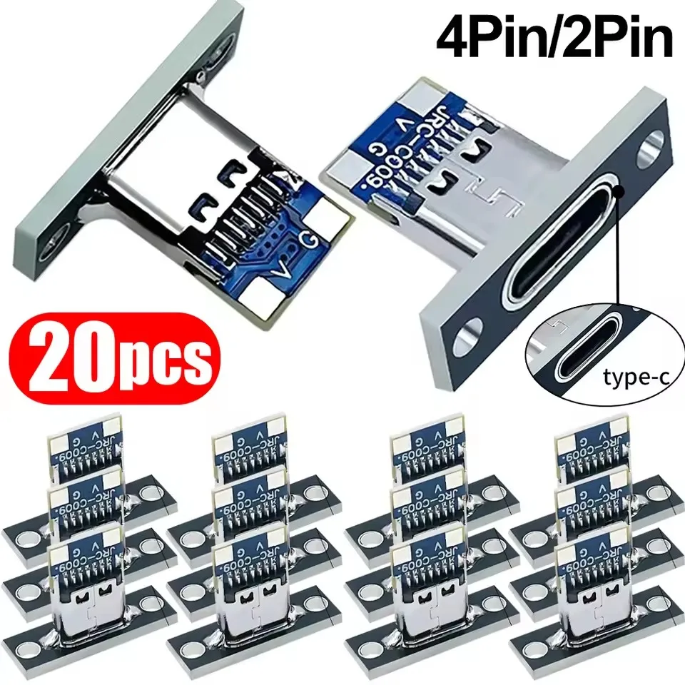 5/10/20 szt. Złącze żeńskie Type-C USB 3.1 Type-C 2-pinowe 4-pinowe złącza portu ładowania Gniazdo TypeC z… 5/10/20 szt. Złącze żeńskie Type-C USB 3.1 Type-C 2-pinowe 4-pinowe złącza portu ładowania Gniazdo TypeC z…