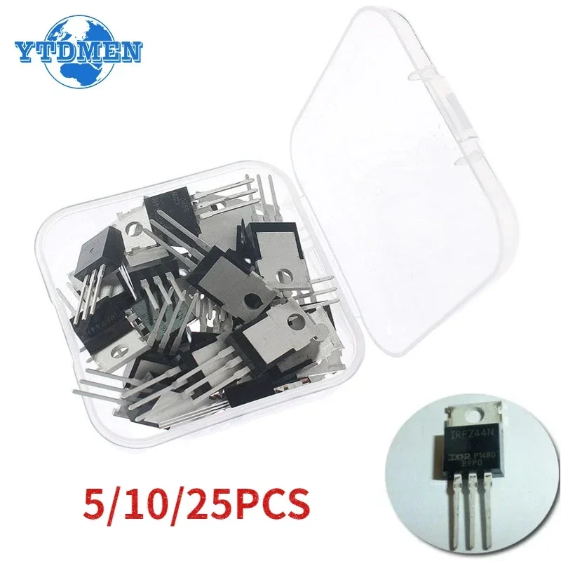 5/10/25PCS Mosfet IRFZ44N TO220 Zestaw tranzystorów IRFZ44NPBF TO-220 Tranzystory dużej mocy IRFZ44 49A 55V… 5/10/25PCS Mosfet IRFZ44N TO220 Zestaw tranzystorów IRFZ44NPBF TO-220 Tranzystory dużej mocy IRFZ44 49A 55V…