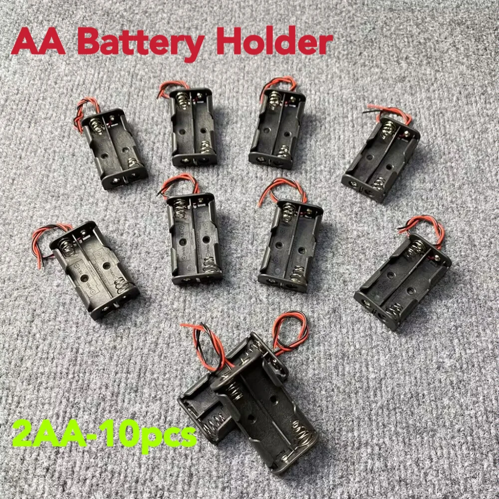 5-10 SZTUK AA Power Battery Storage Case Holder Storage Box Multi Purposes DIY AA Battery Holder LR6 Container…