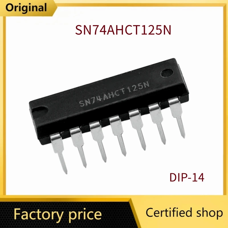 5-50 sztuk/partia SN74AHCT125N 74AHCT125N 74AHCT125 In-line DIP-14 układ logiczny IC