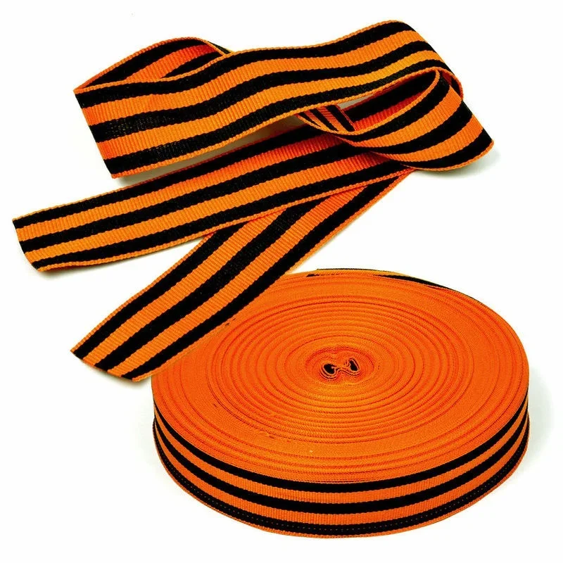 5 metrów/partia Związek Radziecki Rosja SŁODKA GEORGE RIBBON OF ST Rosyjskie odznaki Szpilki do medali