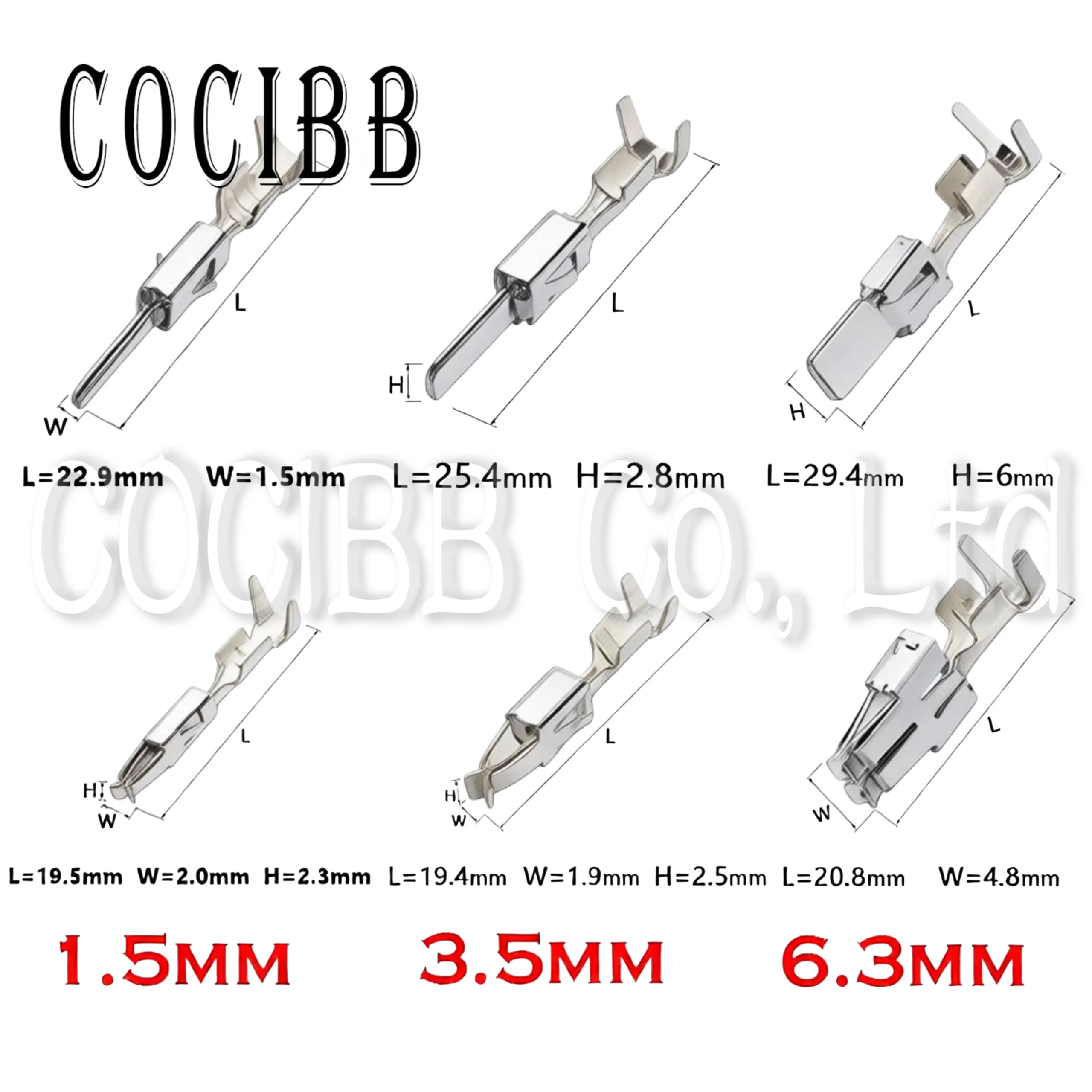 5 szt. 964286-1 964274-2 964296-1 Samochodowe męskie i żeńskie złącza kablowe zaciskane 1.5/3.5/6.3mm, piny…