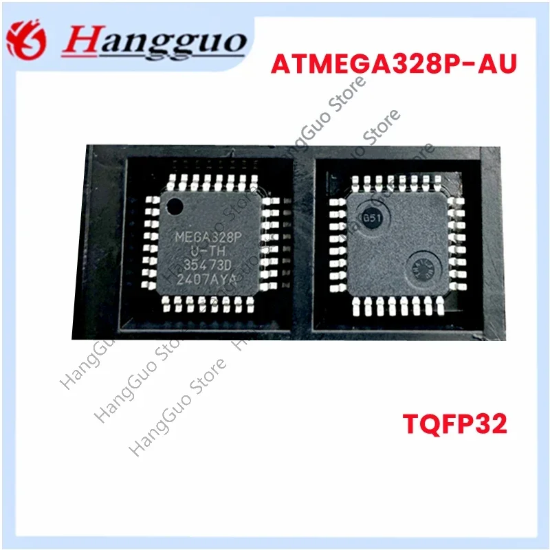 5 sztuk/partia nowy oryginalny ATMEGA328P-AU MEGA328P-AU MEGA328P 328P TQFP-32 32TQFP 8-bitowy mikrokontroler…